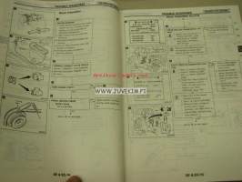 Nissan Y-10 series service manual supplement II -korjaamokirjan lisäosa