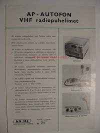Ap-Autofon VHF radiopuhelimet - myyntiesite