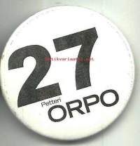 Petteri Orpo 27- rintanappi,  rintamerkki