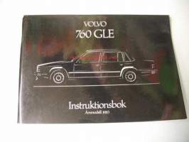 Volvo 760 GLE årsmodell 1983 instruktionsbok