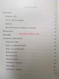 Maukkaita pikkupaloja -Monipuolinen valikoima helppotekoisia lämpimiä ja kylmiä pikkuruokia.