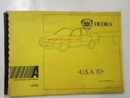 Lancia Debra- USA&#039;83 1,6 ie S.P.i., 1,8ie M.P.I., 2,0ie M.P.I.