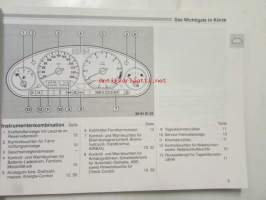 BMW Betriebsanleitung 316i, 318i, 320i.325i.