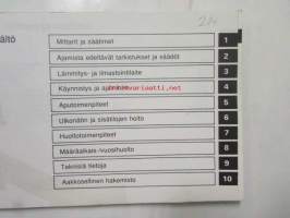 Nissan Primera -Käyttöohjekirja Mallisarja P10