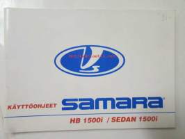 Lada Samara HB 1500i Sedan 1500i -käyttöohjeet