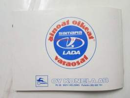 Lada Samara HB 1500i Sedan 1500i -käyttöohjeet