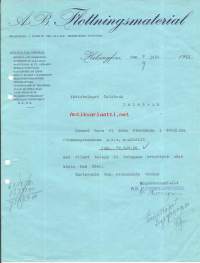 Flottningsmaterial Ab (Uittolaluste Oy)7.7. 1921  - firmalomake