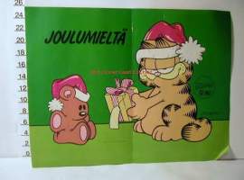 lehtiaukeama kuva karvinen garfield 12 /90  joulumieltä