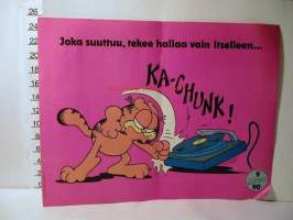 lehtiaukeama kuva karvinen garfield 9 /90 joka suuttuu,tekee hallaa vain itselleen