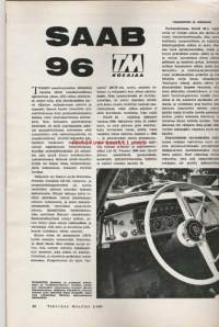 Tekniikan maailma 5 / 1963 ( Koeajo Saab 96 )