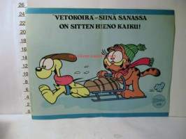 lehtiaukeama kuva karvinen /grafield   2/90 &quot;vetokoira&quot;siinä sanassa on sitten hieno kaiku !