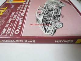 Vauxhall Cavalier (fwd) 1981 to 1986, 1297cc, 1598cc, 1796cc. Owners worksop manual.