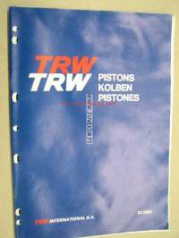 TRW pistons / männät -tuoteluettelo