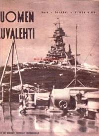 Suomen Kuvalehti 24.1.1942, nro 4.  Kansikuva:  Myrsky on noussut Tyynellä Valtamerellä.