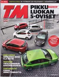 LÖYTÖNURKKA LEHDET - Tekniikan Maailma 12/2013.Vertailussa Ylemmän pikkuluokan viisioviset sekä 55 tuuman Led-televisiot &amp; sähkögrillit, Koeajossa Mercedes-Benz CLA