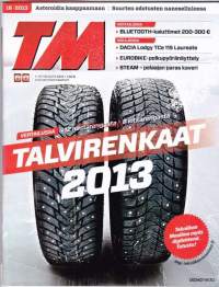 LÖYTÖNURKKA LEHDET - Tekniikan Maailma 16/2013.Talvirengastesti 2013: 12 nastarengasta, 8 kitkarengasta; Suurten odotusten nanoselluloosa;
