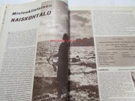 Kotiliesi 1963 nr 3 Helmikuu Kannessa kuva:  pitsinnypläystä opetetaan pikkutytölle. Ompeluohjeita: vuoteen taustalle seinän suojus. Koti observatoriossa (perhe