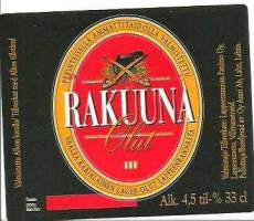 Rakuuna III olut - olutetiketti