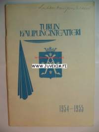 Turun kaupunginteatteri 1954/55 Luxemburgin kreivi -käsiohjelma