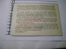 verolippu  19.12.1951
