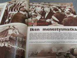 Suomen Kuvalehti 1959 nr 36, Rajan yli 15 vuotta sitten - Suomen Moskovaan lähetetty välirauhanvaltuuskunta kuvasarja, Eisenhower Euroopassa, Käbi ja Ingmar