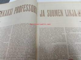 Suomen Kuvalehti 1959 nr 39, Sisä-Suomen öljysatama Pori, Hrushtshev Amerikassa (9 sivua), Ståhlbergin patsaan matka puolen Helsingin halki, viulut soivat