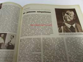 Suomen Kuvalehti 1959 nr 39, Sisä-Suomen öljysatama Pori, Hrushtshev Amerikassa (9 sivua), Ståhlbergin patsaan matka puolen Helsingin halki, viulut soivat