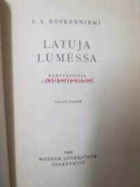 Latuja lumessa. Kenttäpostia ynnä muita runoja