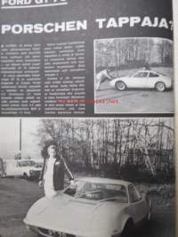 Vauhdin Maailma 1971 nr 1 -mm. Pika Wartburg Melkus RS 1000, Kipinät kohdalleen,  suuri rannekellojen testi hintatietoineen mm Zenith chronograph jne. Opel