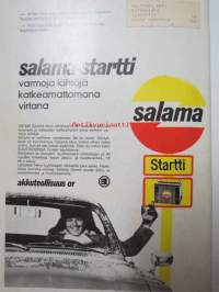 Vauhdin Maailma 1971 nr 2 -mm. Turistina Montessa Hannu Mikkola, Racing Car show, Boat show London, Monte-Carlon ralli Rauno tankilla viidenneksi, Siwa Spyder,