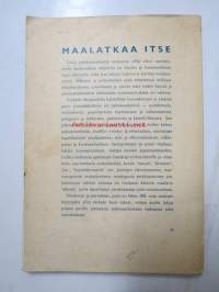 Maalatkaa itse siveltimellä, ruiskulla ja telalla