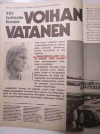 Vauhdin maailma 1975 nr 9 -sis. mm. seur. artikkelit / kuvat / mainokset; Suzuki Wankel, Lella Lombardi, MM-Motocross, Ford Escort, Solifer, Ari Vatanen