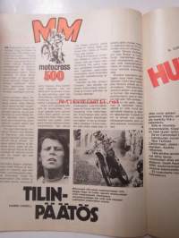 Vauhdin maailma 1975 nr 9 -sis. mm. seur. artikkelit / kuvat / mainokset; Suzuki Wankel, Lella Lombardi, MM-Motocross, Ford Escort, Solifer, Ari Vatanen