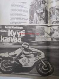 Vauhdin maailma 1975 nr 9 -sis. mm. seur. artikkelit / kuvat / mainokset; Suzuki Wankel, Lella Lombardi, MM-Motocross, Ford Escort, Solifer, Ari Vatanen