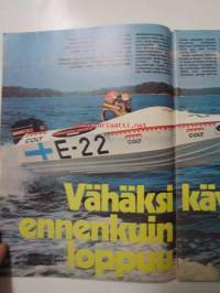 Vauhdin maailma 1975 nr 7 -mm. Kenneth Calenius esittelee sivuvaunut TT:n, paalupaikalla Pentti Airikkala?, Turbo meidän laskuumme, kiitos!, Ruotsin gran prix