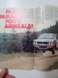 Vauhdin maailma 1975 nr 7 -mm. Kenneth Calenius esittelee sivuvaunut TT:n, paalupaikalla Pentti Airikkala?, Turbo meidän laskuumme, kiitos!, Ruotsin gran prix