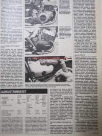 Vauhdin Maailma 1980 nr 8 -mm. Kuukauden profiili Hannu Mikkola, VM maistelee b &amp; b Granal makeilu Golf ja Yamaha XS 400 jenkkityyliä Japanista, Drag Race Tampere