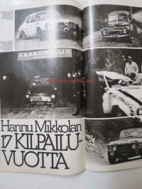 Vauhdin Maailma 1980 nr 8 -mm. Kuukauden profiili Hannu Mikkola, VM maistelee b &amp; b Granal makeilu Golf ja Yamaha XS 400 jenkkityyliä Japanista, Drag Race Tampere