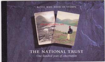 Englanti - Postimerkkivihko: The National Trust, 1995. DX 17.  Ympäristonsuojelusäätiö.