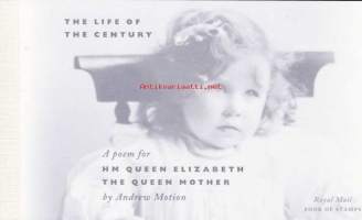 Englanti - Postimerkkivihko: Queen Mother DX 25, 1996.   Kuningataräidin vuosisata.