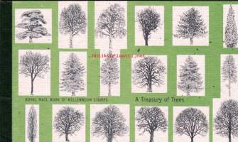 Englanti - Postimerkkivihko: A Treasury of Trees, DX 26, 2000.   Britannia, puiden aarreaitta.