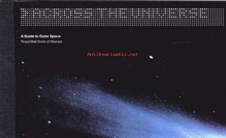 Englanti - Postimerkkivihko: Across the Universe.  A Guide to Outer Space. 2002.  Postituore vihko **.  Ulkoavaruuden opas/Astronomia.