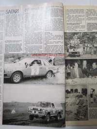 Vauhdin Maailma 1981 nr 6 -mm. FHRA Car Show 1981 helsingin jäähallissa, Rally Csta Smeralda, Drag racing, Indiapolis 500 mailia Johnny Rutherford &quot;Teksasin