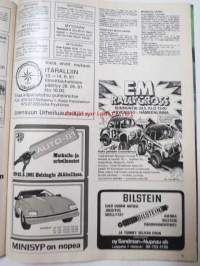 Vauhdin Maailma 1981 nr 6 -mm. FHRA Car Show 1981 helsingin jäähallissa, Rally Csta Smeralda, Drag racing, Indiapolis 500 mailia Johnny Rutherford &quot;Teksasin
