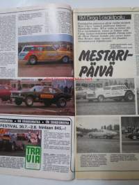 Vauhdin maailma 1982 nr 6 -mm. Le Mans 50 vuotta, Chervolet Monza Spyder, Chevrolet Corvette Stingray 439cid, 47. Päijänneajo, Chevy Vega Pro Street, Pro Stock