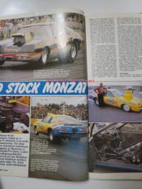 Vauhdin maailma 1982 nr 6 -mm. Le Mans 50 vuotta, Chervolet Monza Spyder, Chevrolet Corvette Stingray 439cid, 47. Päijänneajo, Chevy Vega Pro Street, Pro Stock