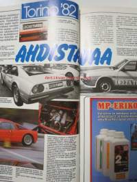 Vauhdin maailma 1982 nr 6 -mm. Le Mans 50 vuotta, Chervolet Monza Spyder, Chevrolet Corvette Stingray 439cid, 47. Päijänneajo, Chevy Vega Pro Street, Pro Stock