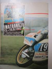 Vauhdin maailma 1982 nr 8 -mm. Imatranajo 1982 MM-opas, Honda V-4, Katana Superbike, VM maistelee Formula 3 by March Volvo 345 GLS Sport ja Matra Murene Herald