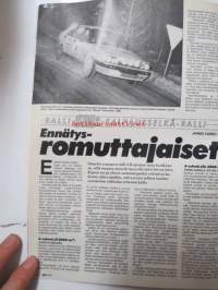 Vauhdin maailma 1989 nr 4 -mm. Ralli-SM Salpausselkä, Formula 1 kautta odotellaan Kankkusen kisapeli Toyota Celica, Ralli-MM Portugal, Junior Dragster nassikat