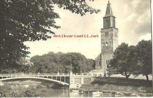 Turku, Tuomiokirkko  - paikkakuntakortti, kulkenut 8.10.1934